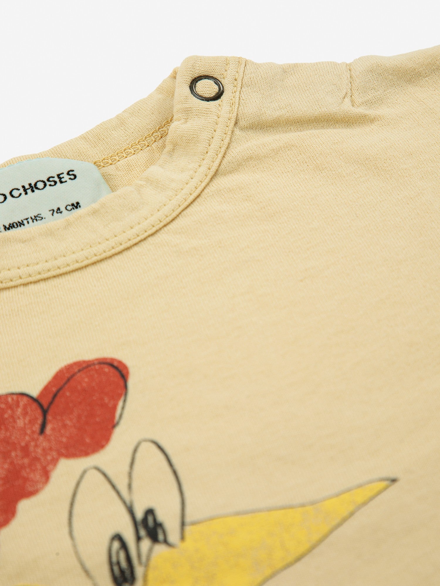 Baby Boys & Girls Beige T-shirt