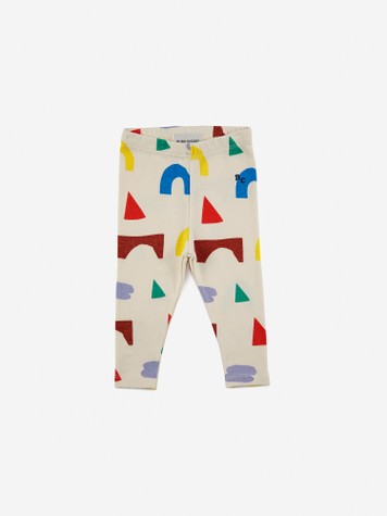 Baby Boys & Girls White Leggings