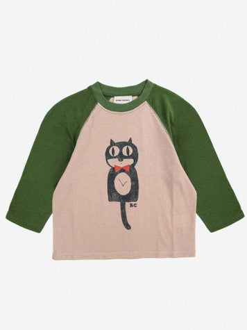 Boys & Girls Green Printed Cotton T-Shirt