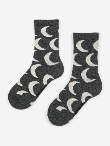 Boys & Girls Grey Cotton Socks