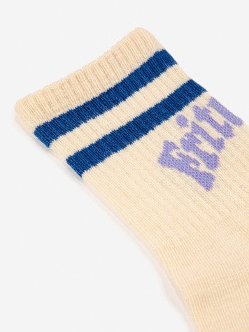 Boys & Girls White Cotton Socks