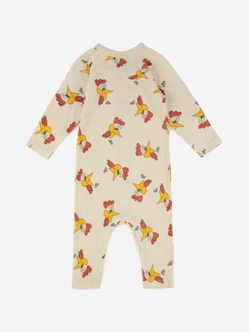 Baby Boys & Girls Beige Babysuit