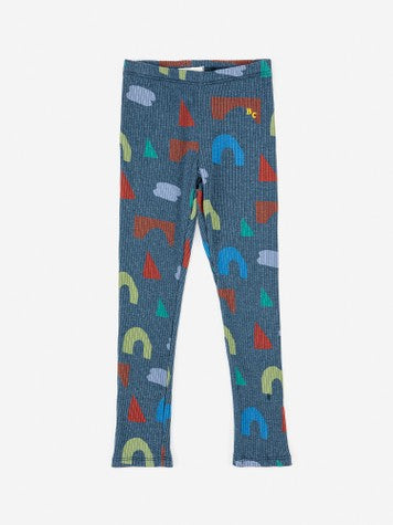 Girls Navy Leggings