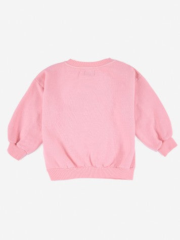 Boys & Girls Pink Printed Sweatshirt