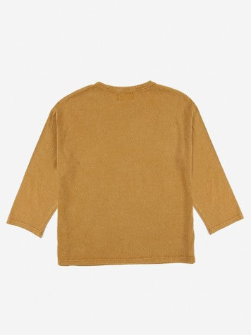 Boys & Girls Brown Logo Cotton T-Shirt