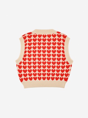 Boys & Girls Red Hearts Vest