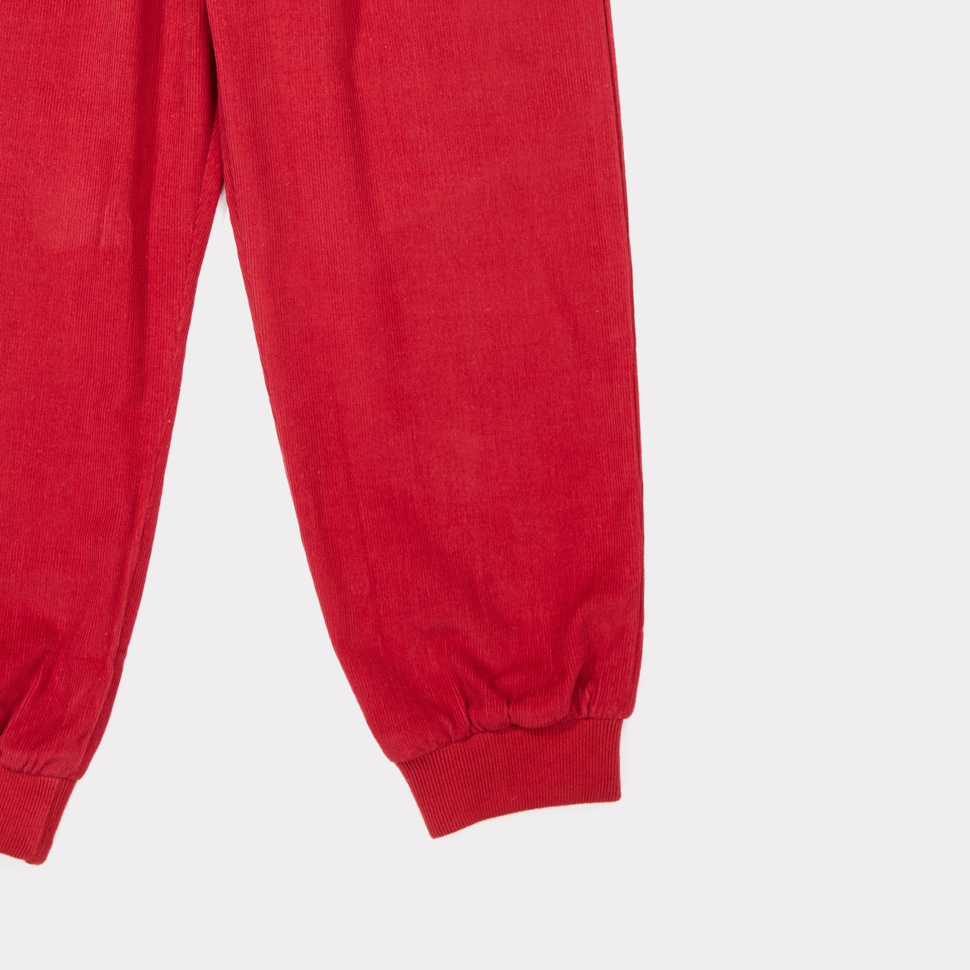 Girls & Boys Tomato Cotton Trousers