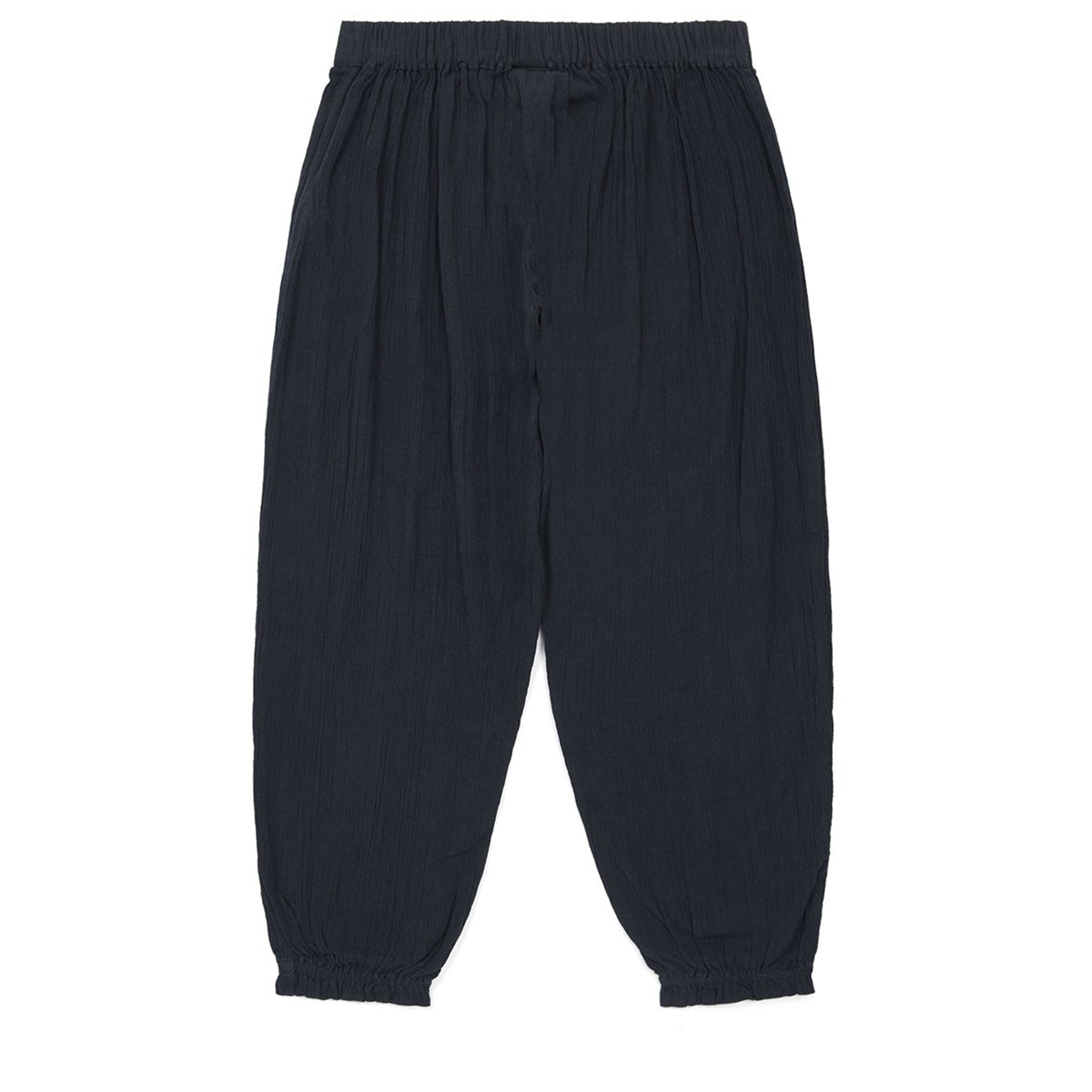 Girls & Boys Charcoal Cotton Trousers