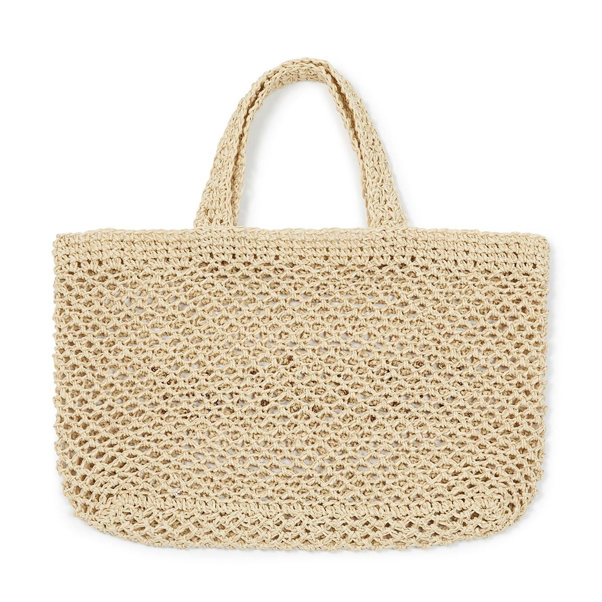 Girls Beige Paper Bag