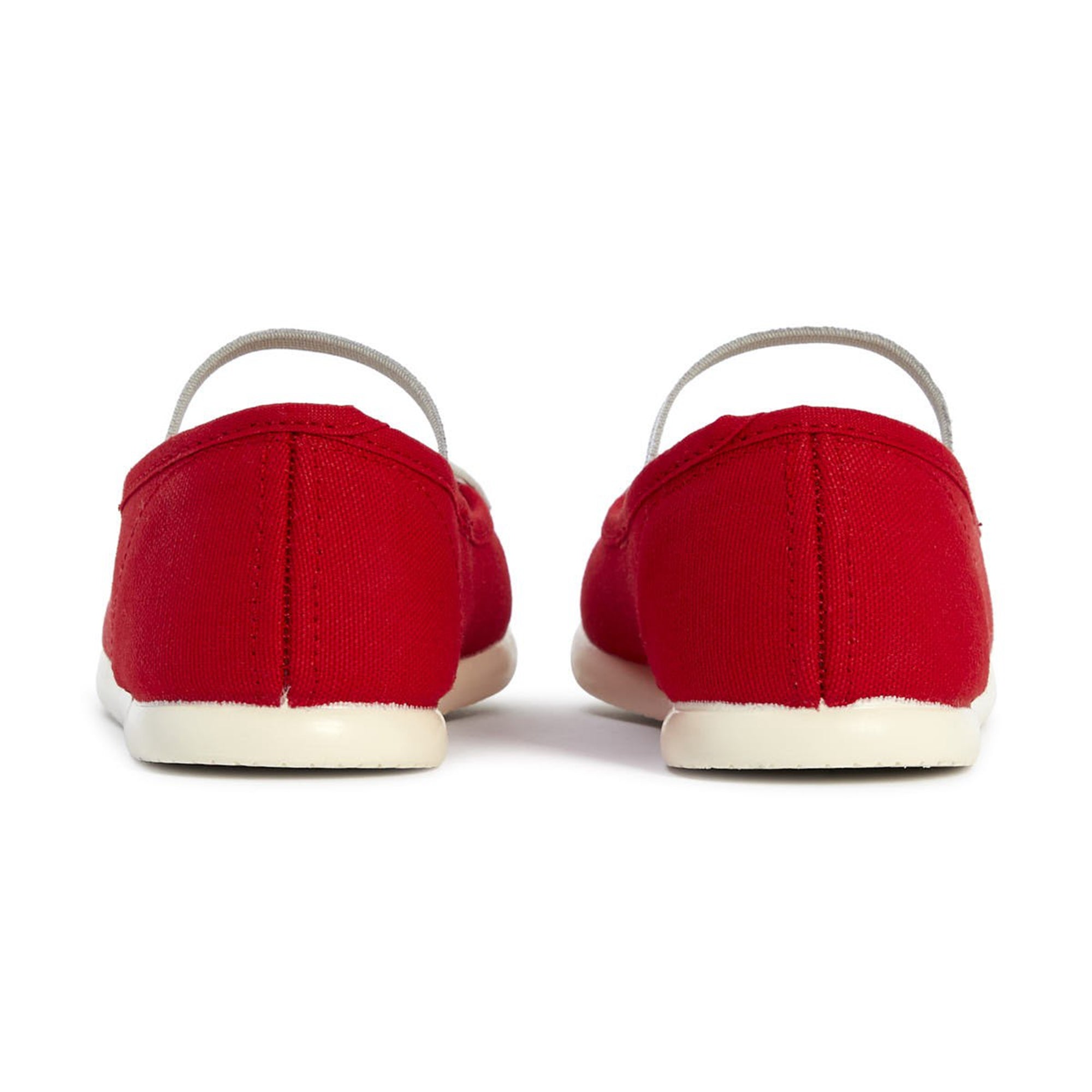 Girls Red Cotton Hearts Slippers