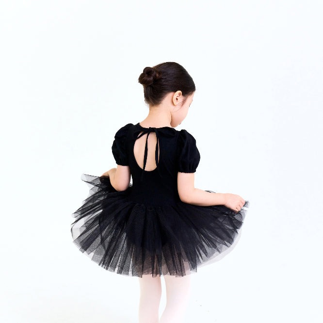 Girls Black Ballet Onesies