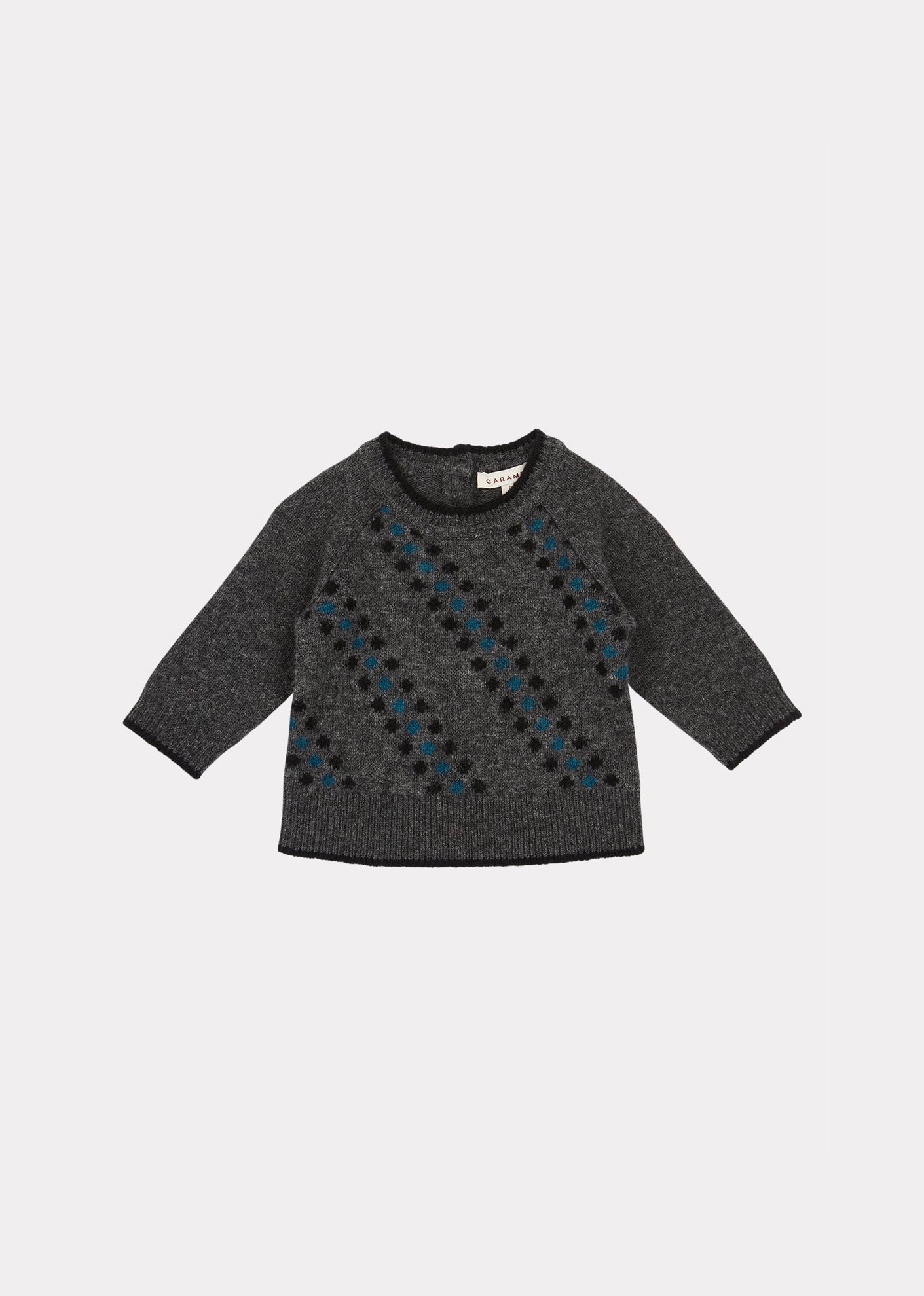 Baby Boys & Girls Charcoal Egret Jumper