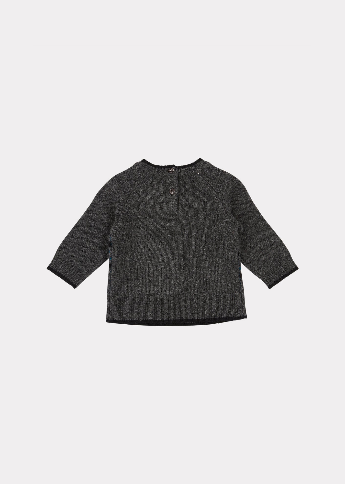 Baby Boys & Girls Charcoal Egret Jumper