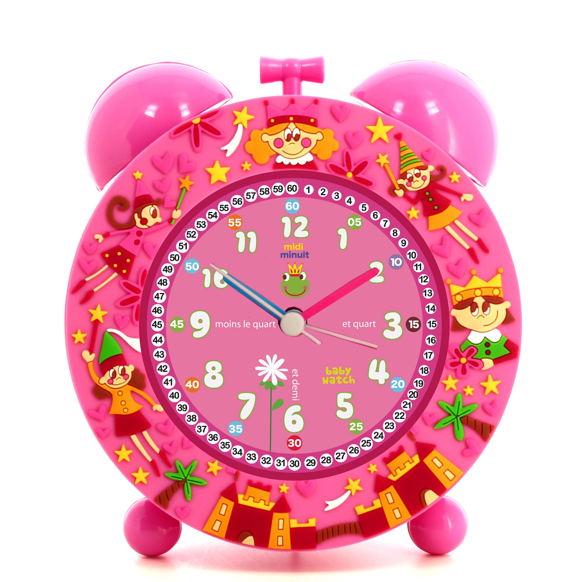 Girls Pink Alarm Clock