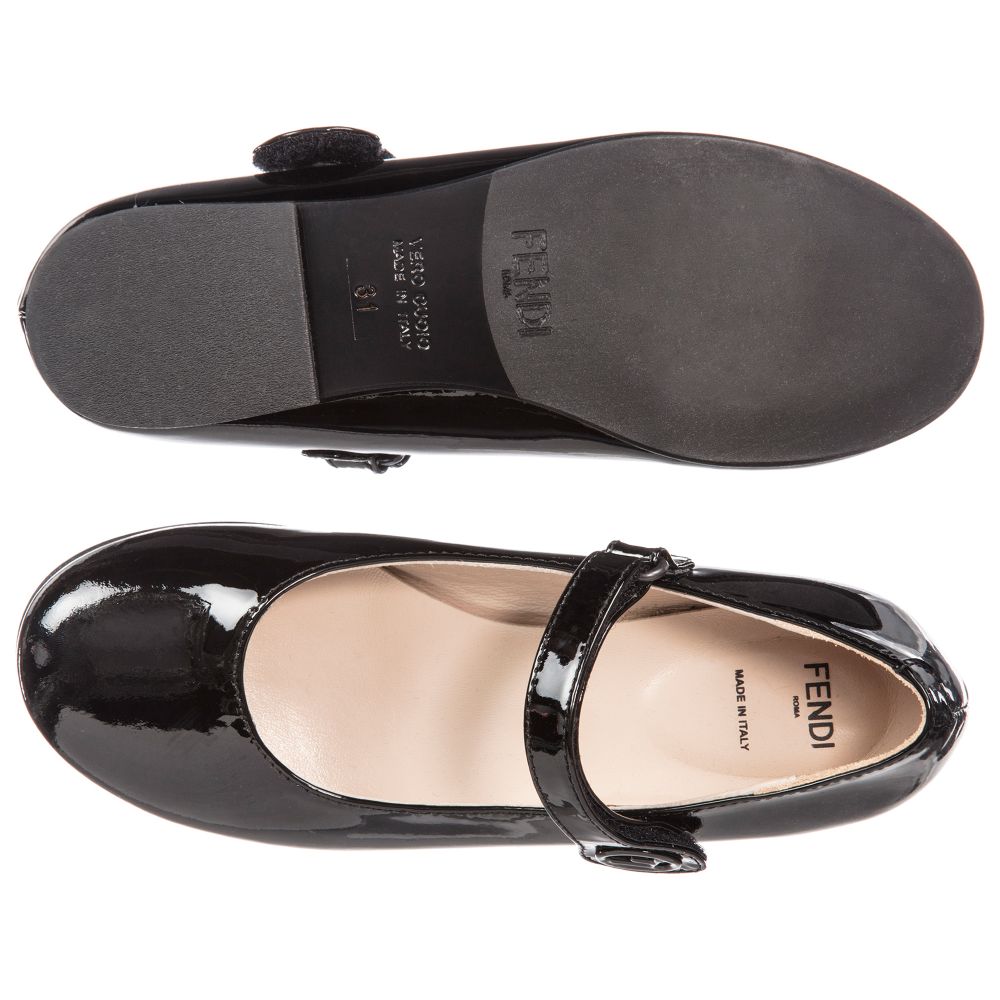 Girls Black Shoes