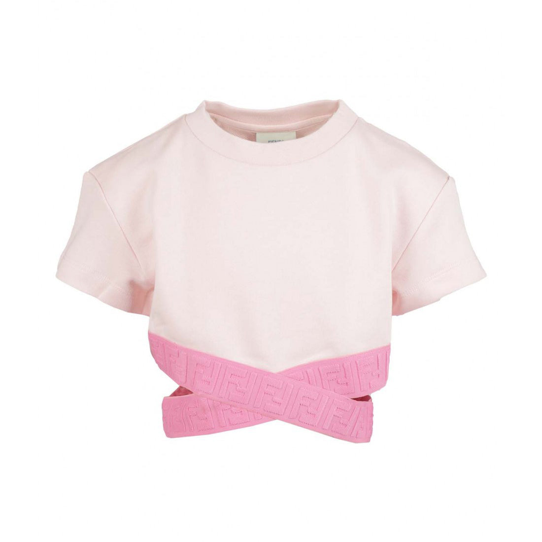 Girls Pink Cotton T-Shirts