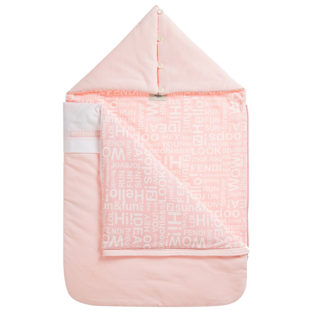 Baby Girls Pink Cotton Sleeping Bag