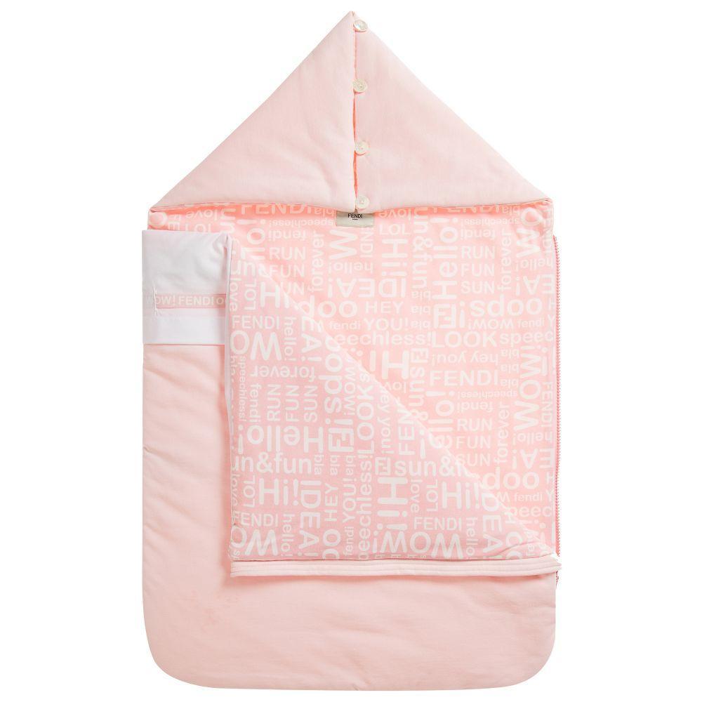 Baby Girls Pink Cotton Sleeping Bag