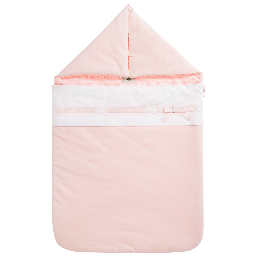 Baby Girls Pink Cotton Sleeping Bag