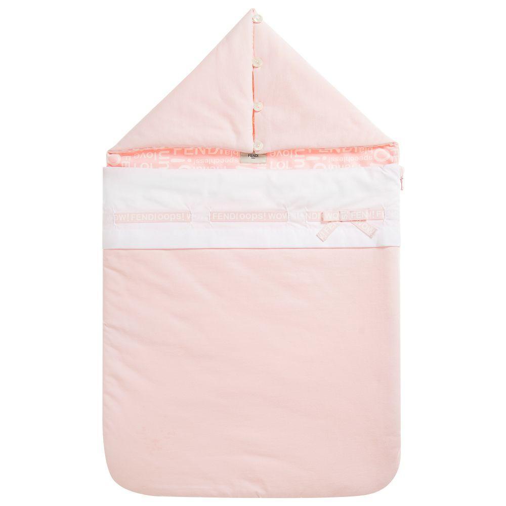 Baby Girls Pink Cotton Sleeping Bag