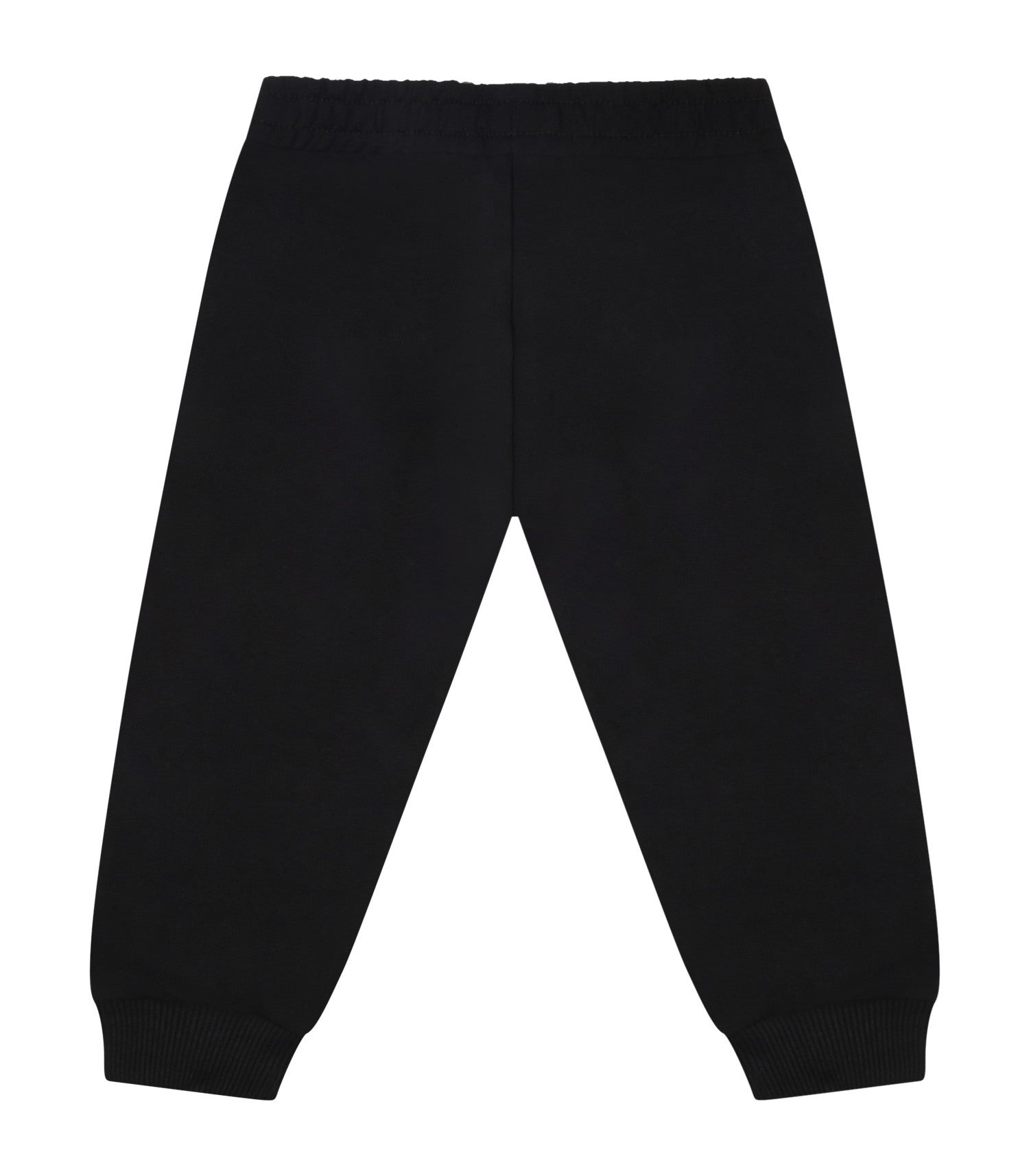 Boys & Girls Black Cotton Trousers