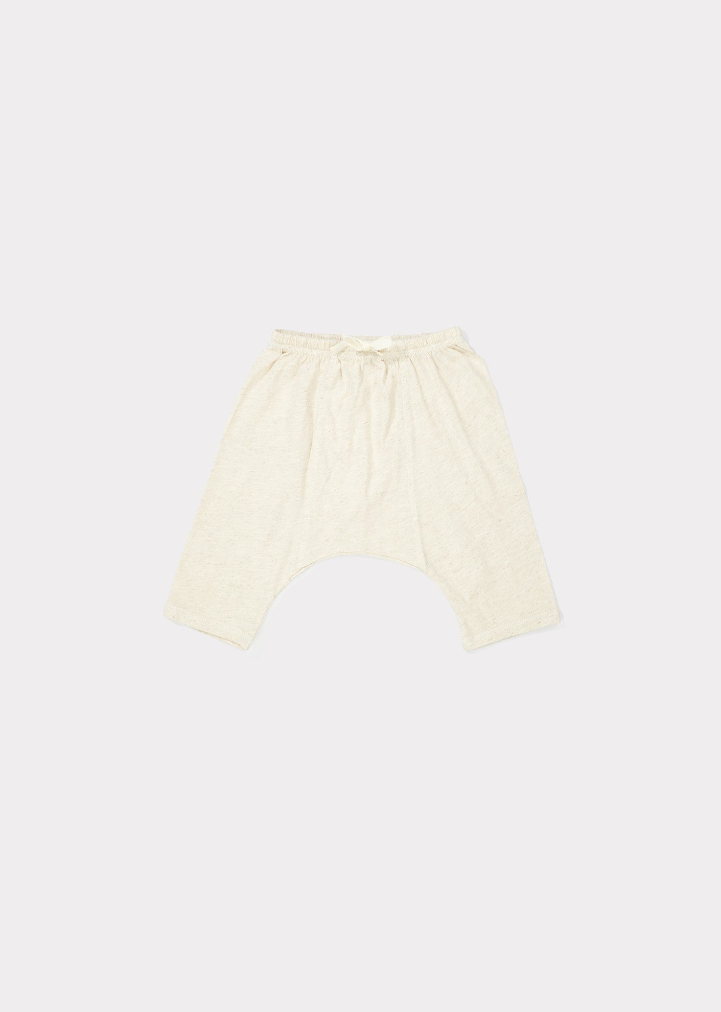 Baby Oatmeal Cotton Trousers