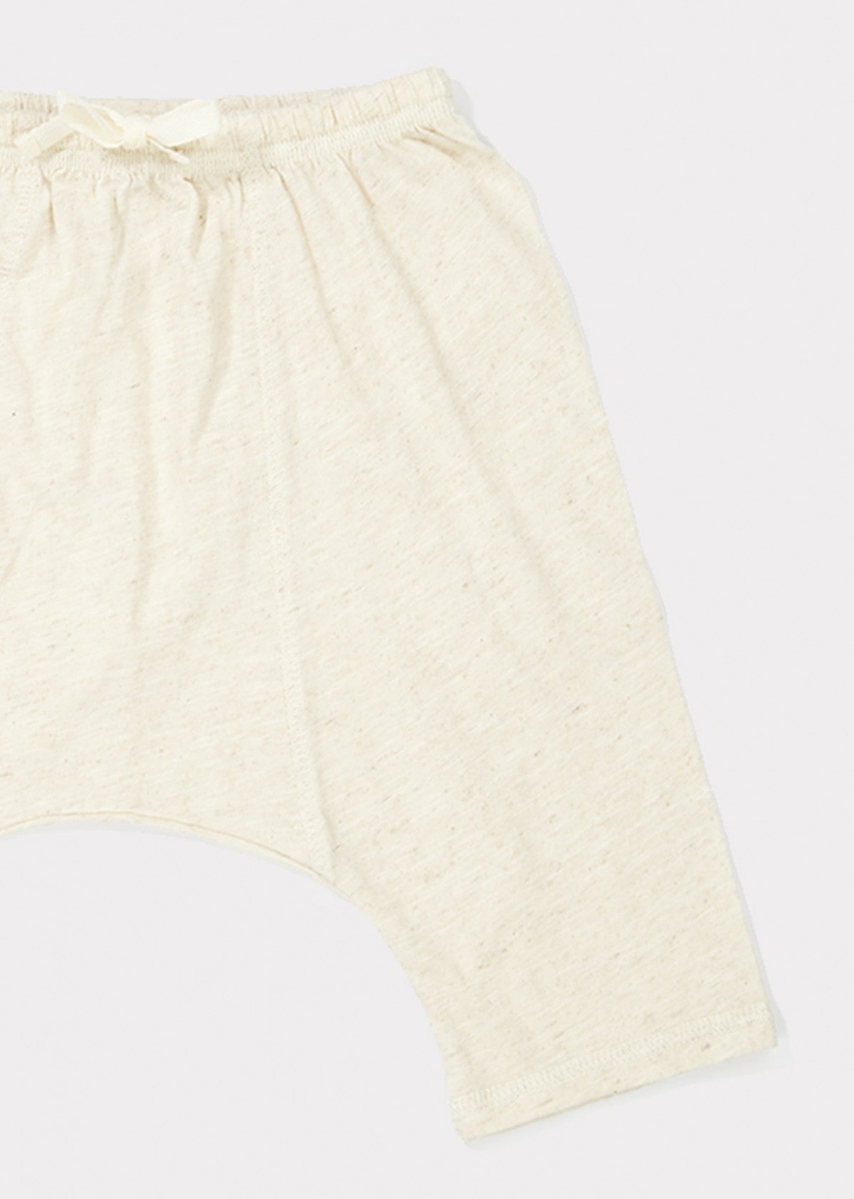 Baby Oatmeal Cotton Trousers