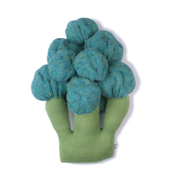 Baby Blue Broccoli Shaped Pillow - CÉMAROSE | Children's Fashion Store - 1