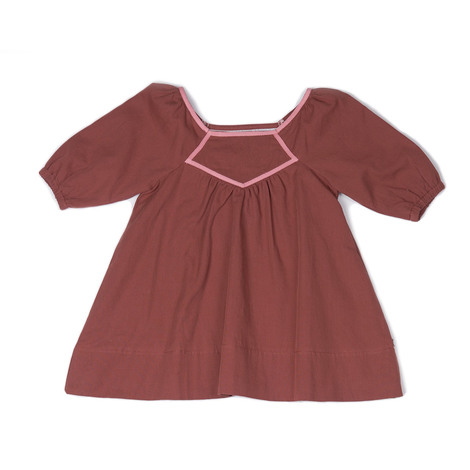 Baby Girls Brown  Cotton Boho Dress - CÉMAROSE | Children's Fashion Store