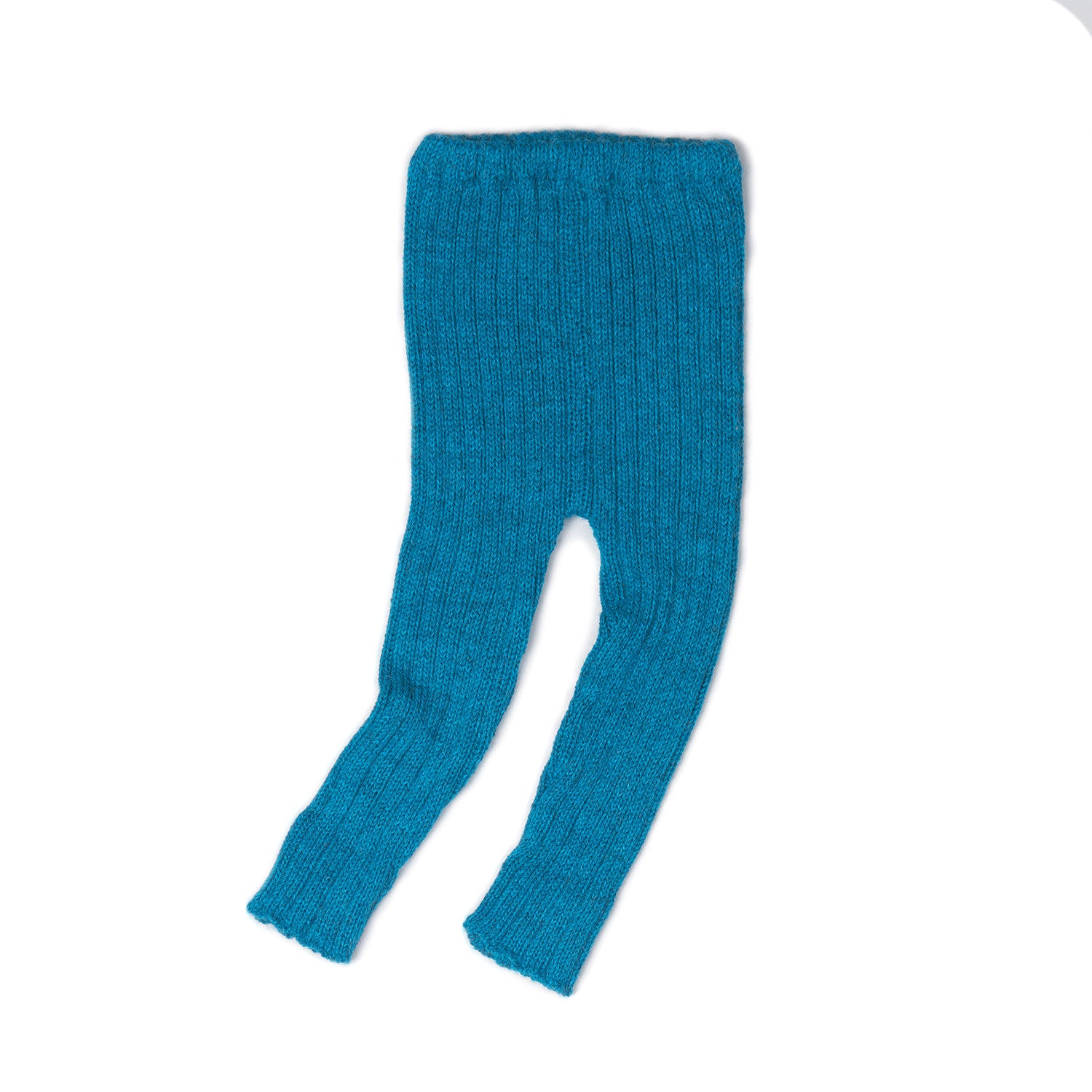 Baby Light Blue Alpaca Knitted Trouser - CÉMAROSE | Children's Fashion Store - 1