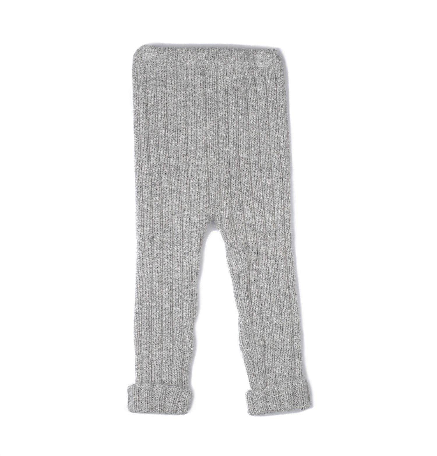 Baby Grey Alpaca Knitted Trouser - CÉMAROSE | Children's Fashion Store - 1