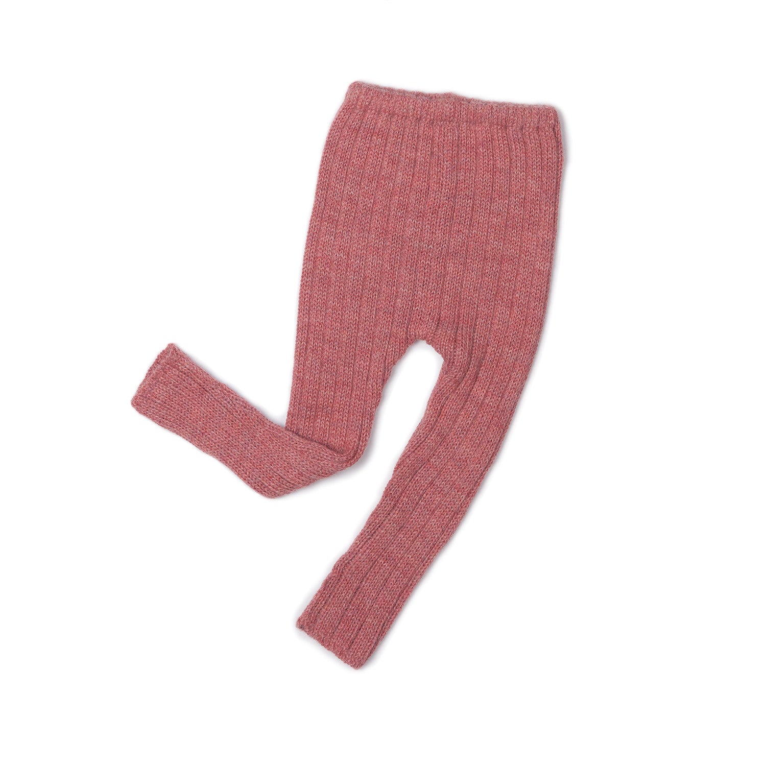 Baby Wine Red Alpaca Knitted Trouser - CÉMAROSE | Children's Fashion Store