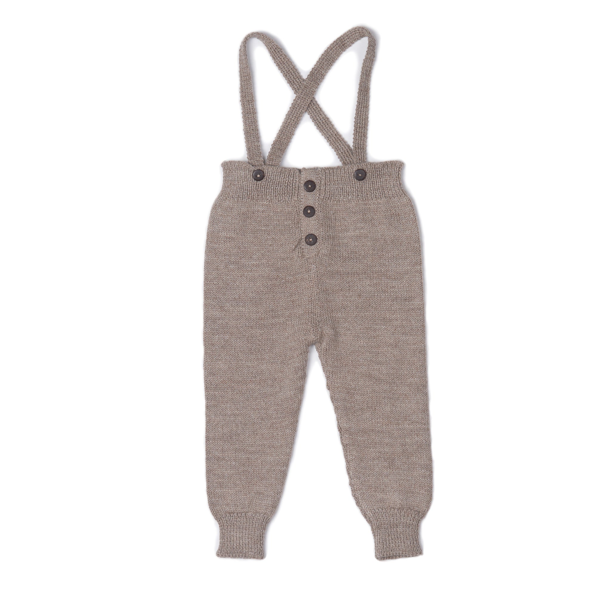 Baby Grey Alpaca Dungarees - CÉMAROSE | Children's Fashion Store