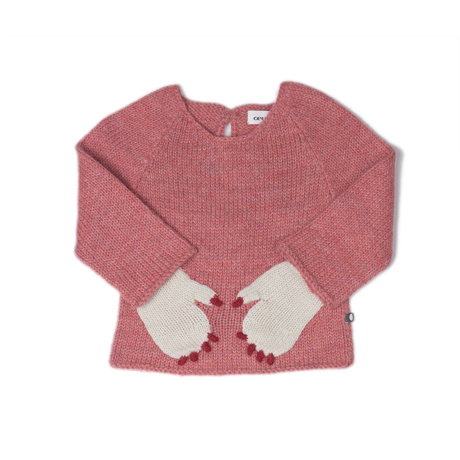 Baby Pink Monster Sweater With Gloves - CÉMAROSE | Children's Fashion Store