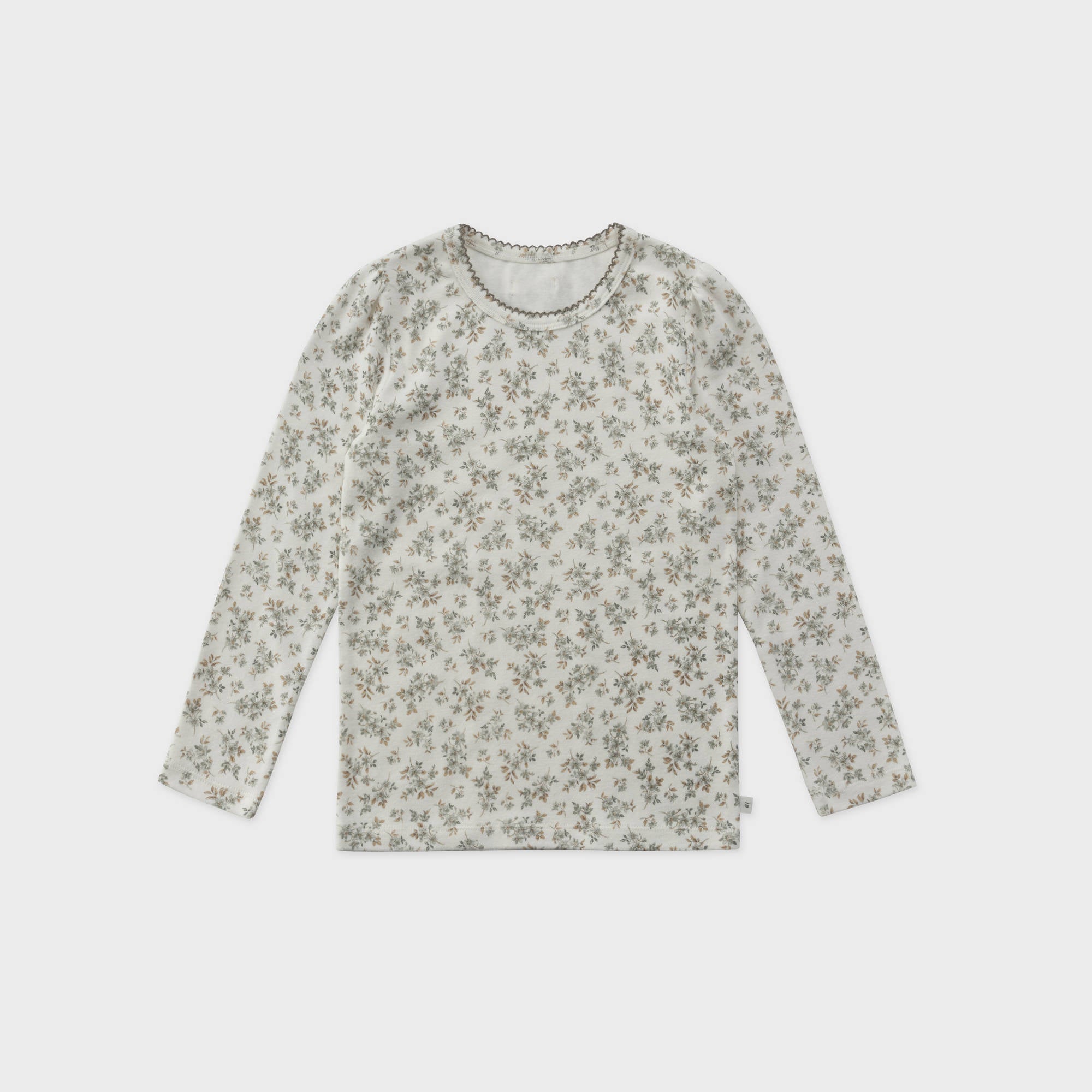 Girls Mint Floral Cotton Set
