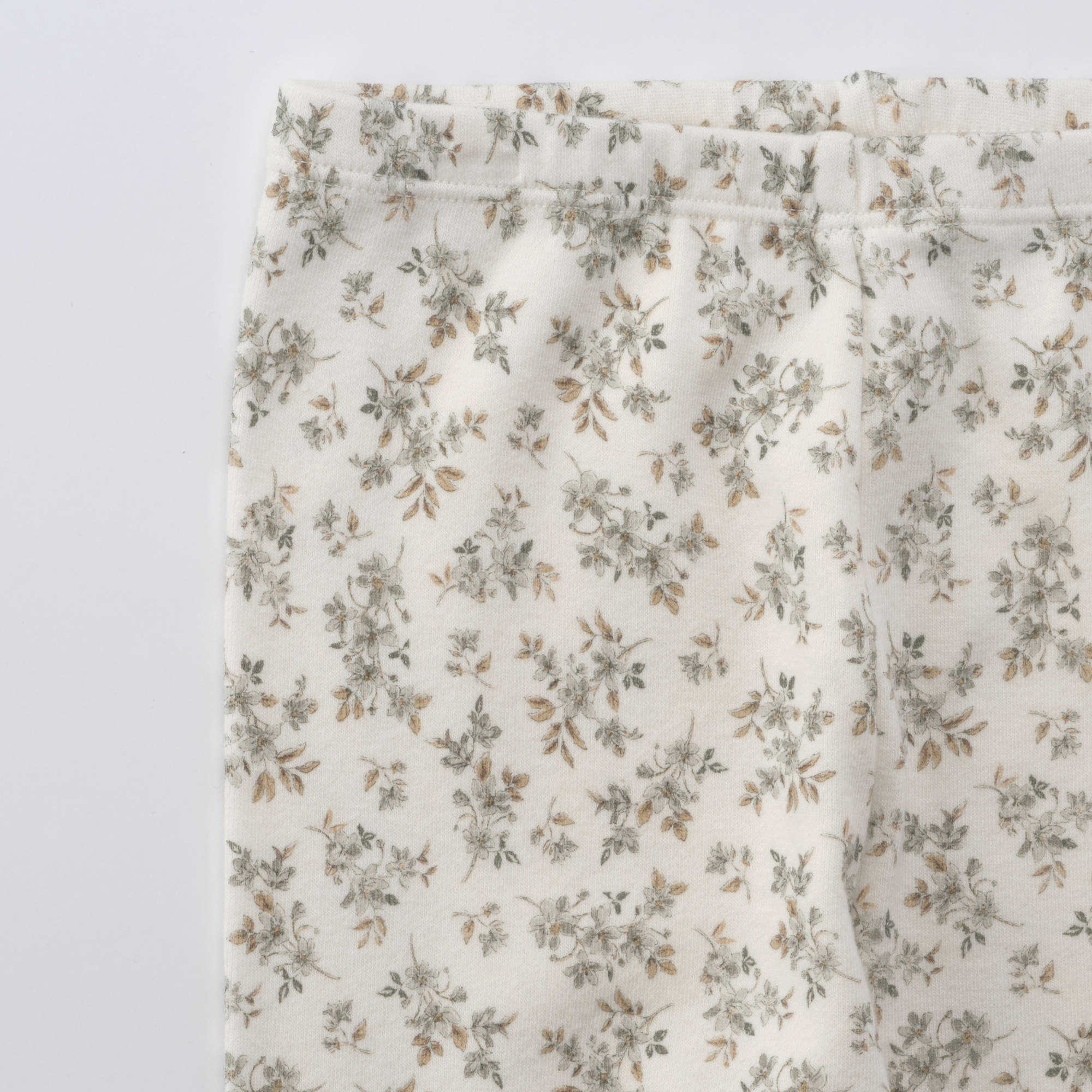 Girls Mint Floral Cotton Set