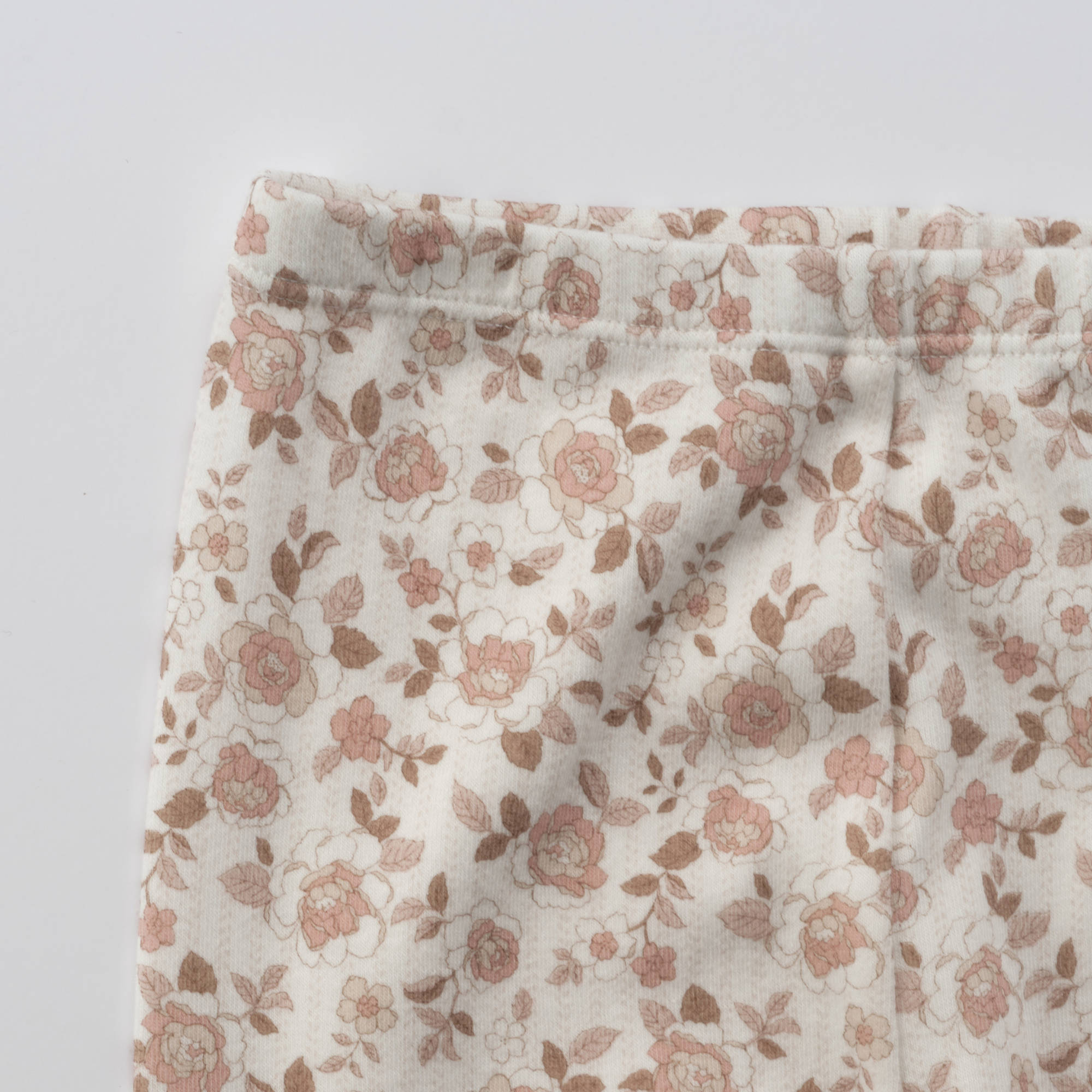 Girls Pink Floral Cotton Set