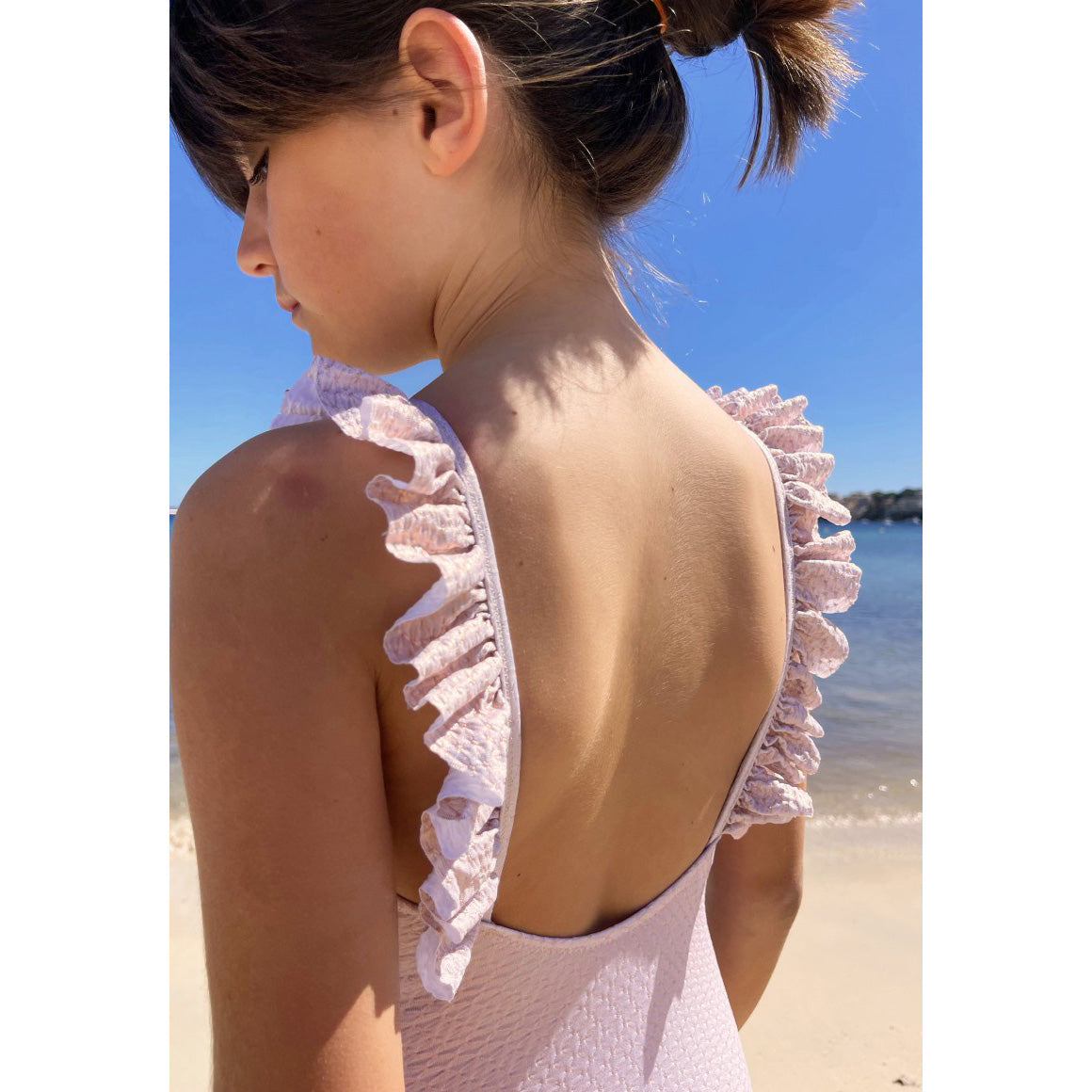 Girls Pink Swimsuit