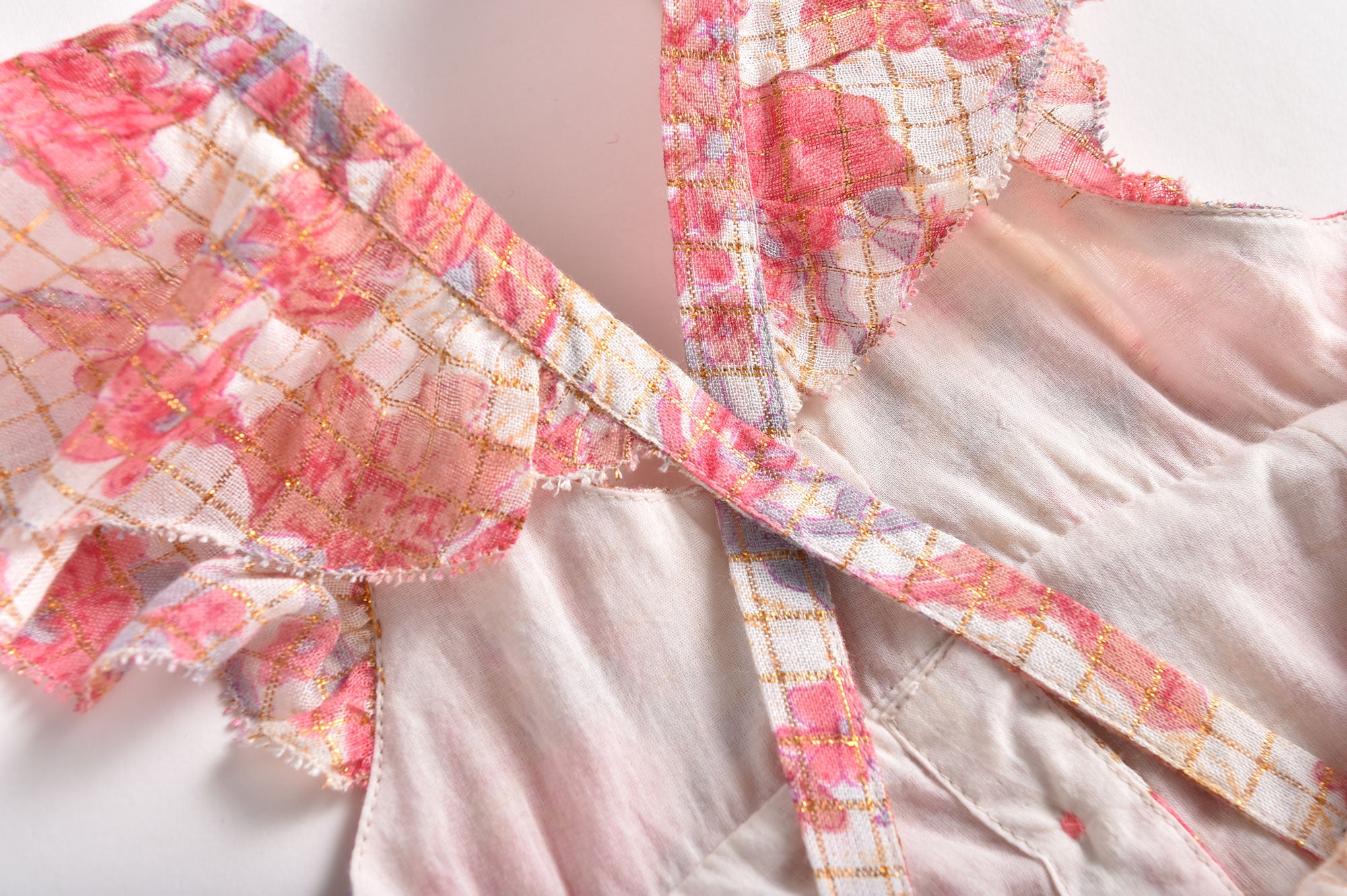 Girls Pink Flowers Dress