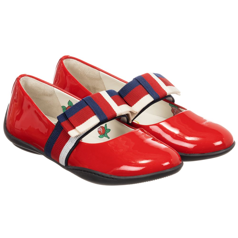 Girls Red Shoes