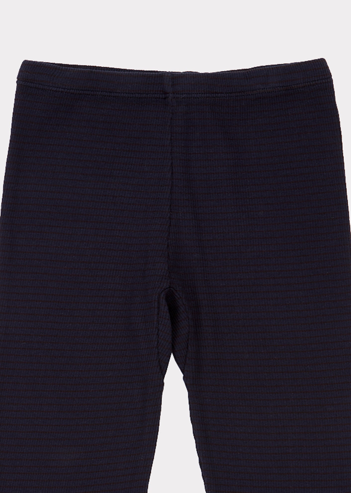 Boys & Girls Navy Striped Cotton Trousers