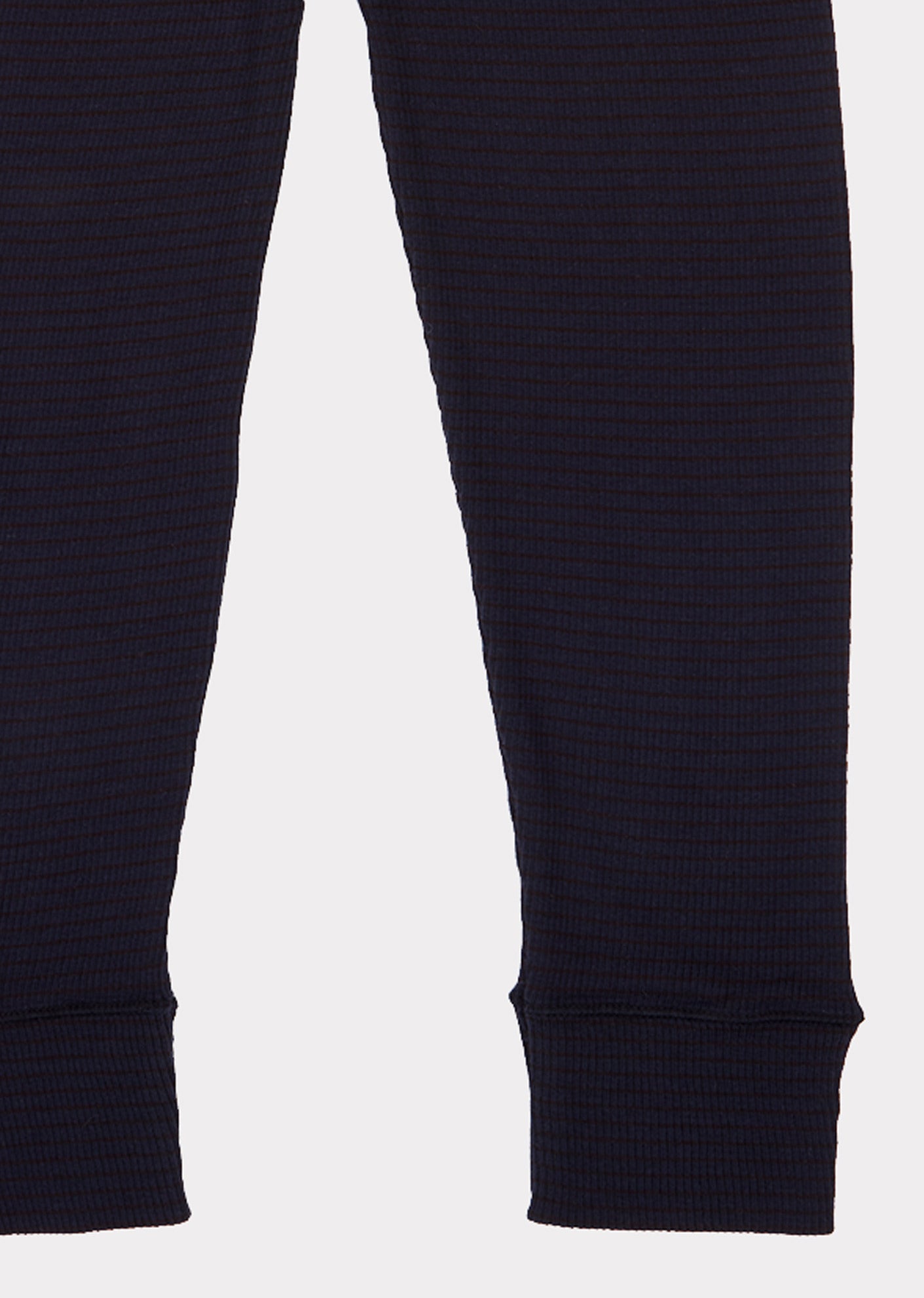 Boys & Girls Navy Striped Cotton Trousers