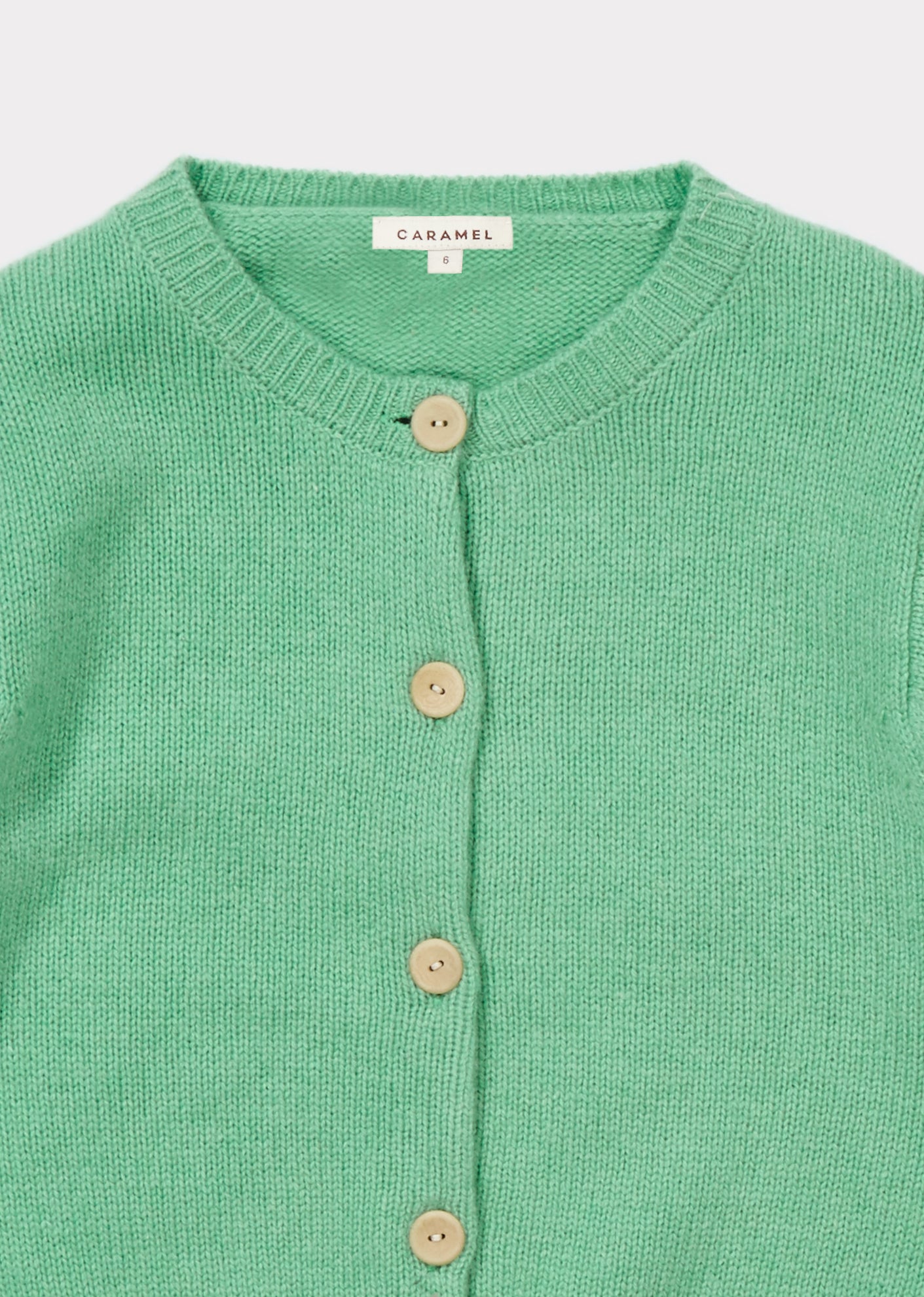 Boys & Girls Mint Cashmere Cardigan