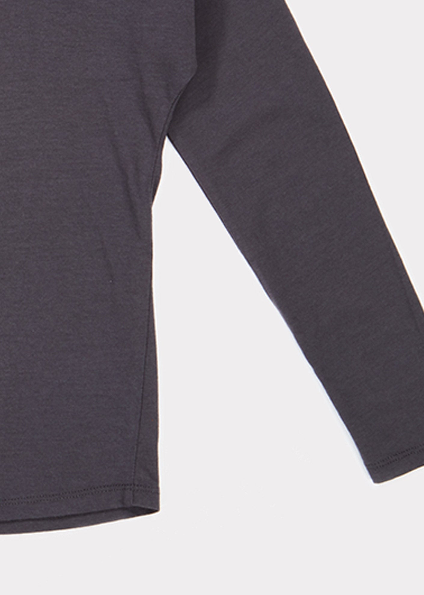Girls Dark Grey Cotton Shirt