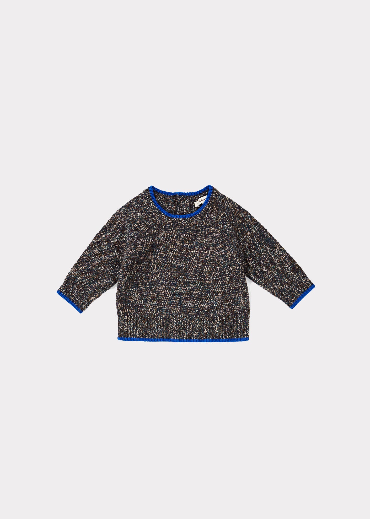 Baby Boys & Girls Dark Grey Wool Sweater