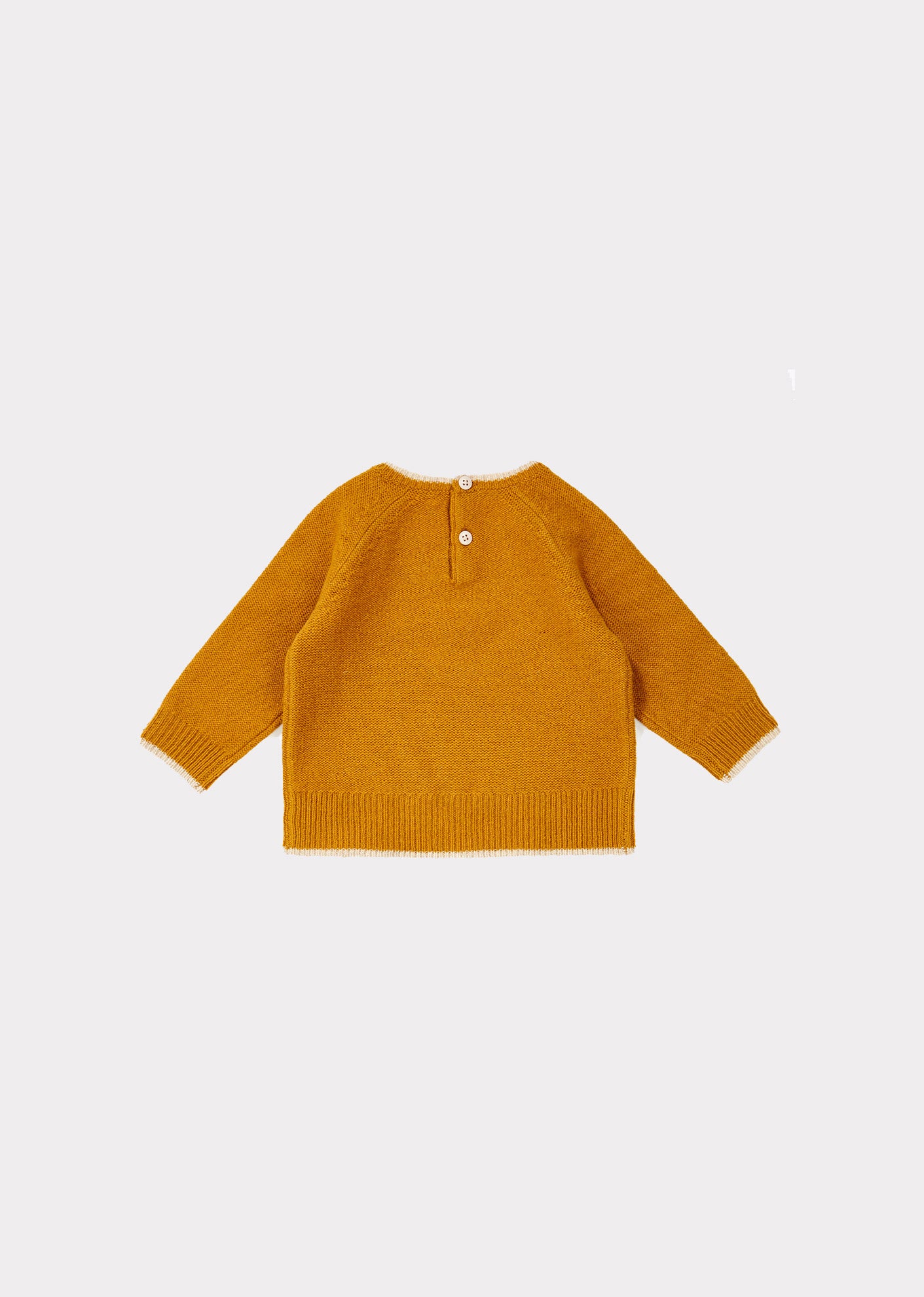 Baby Girls Yellow Wool Sweater