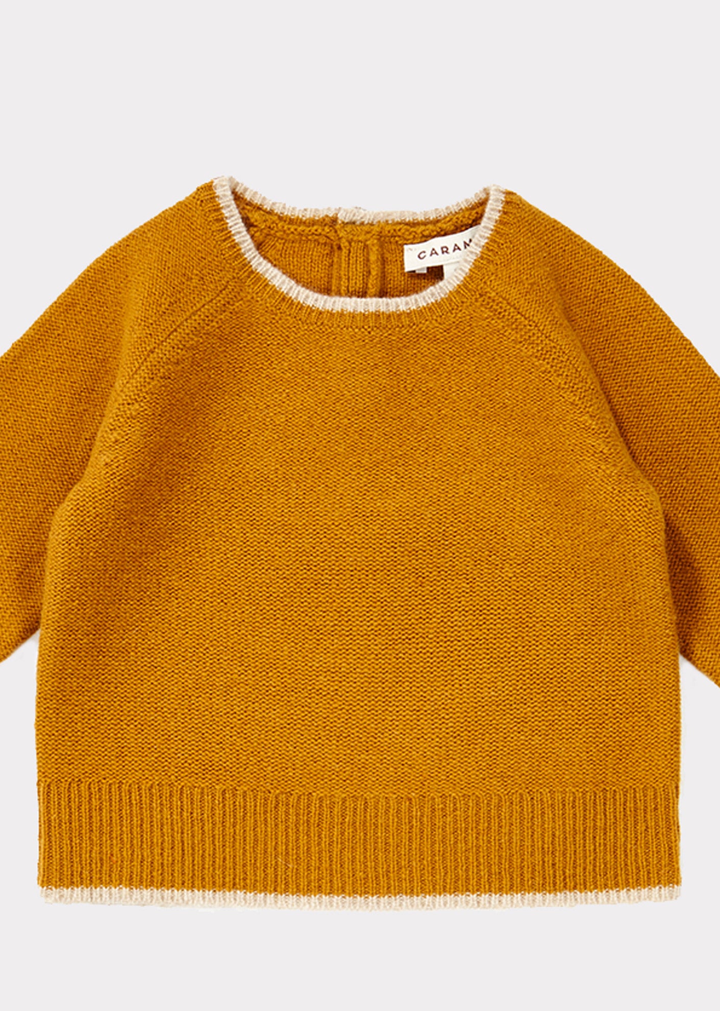 Baby Girls Yellow Wool Sweater