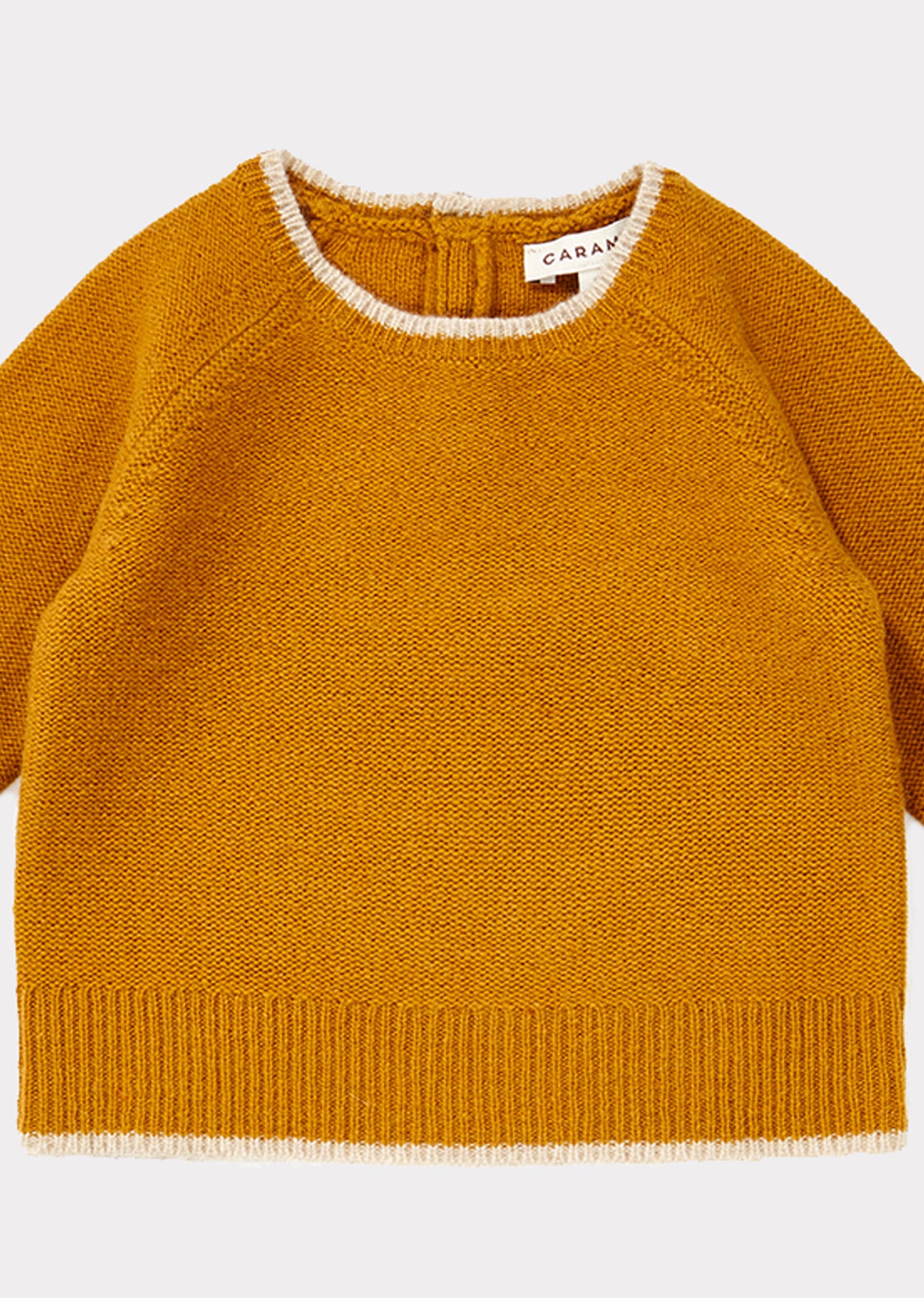 Baby Girls Yellow Wool Sweater