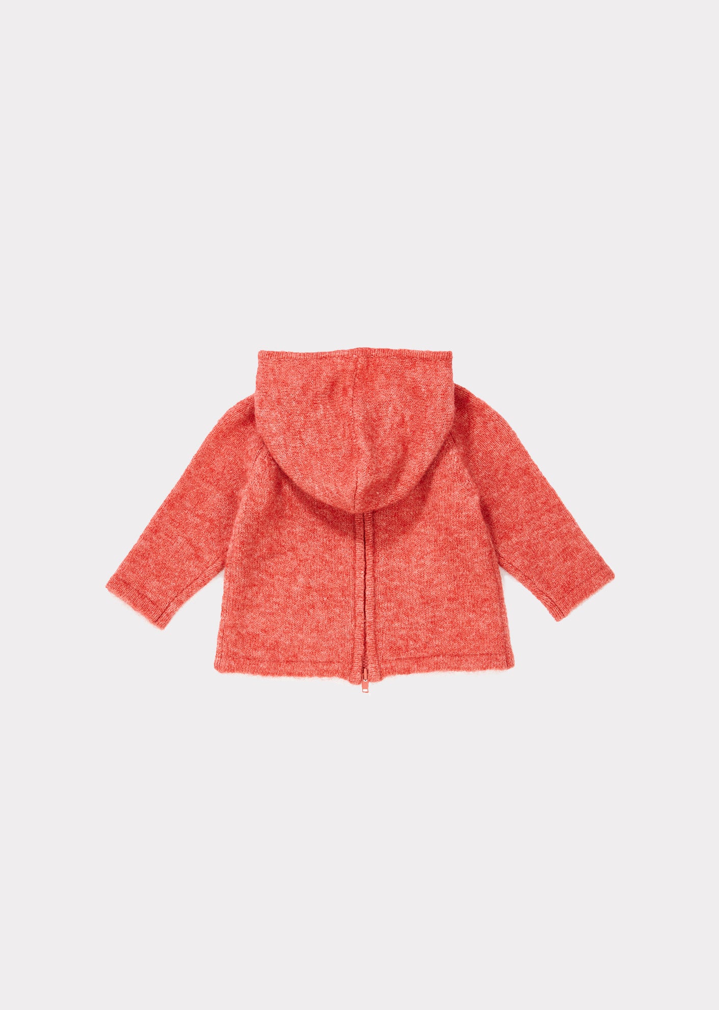 Baby Girls Pink Hooded Logo Sweater
