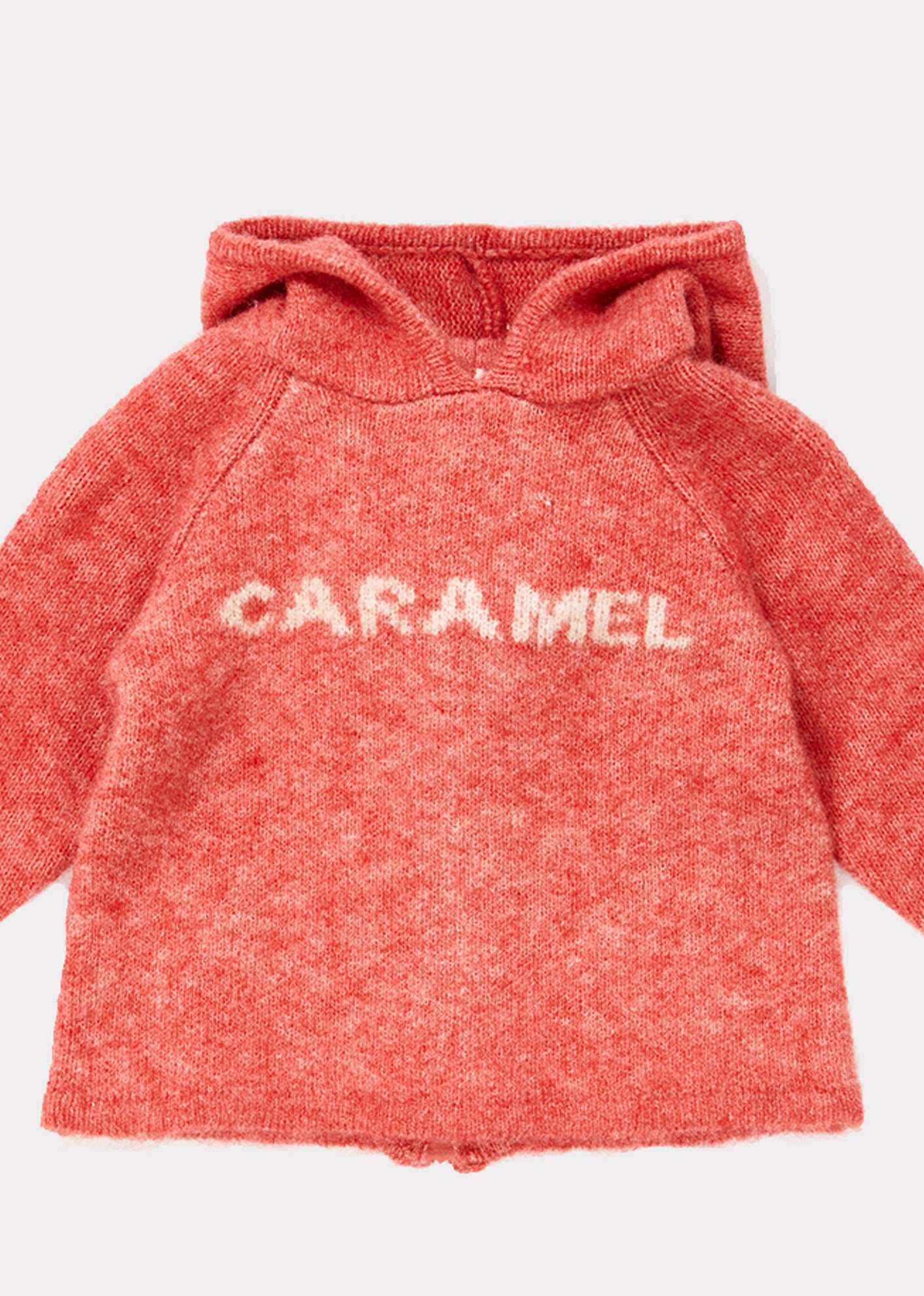Baby Girls Pink Hooded Logo Sweater
